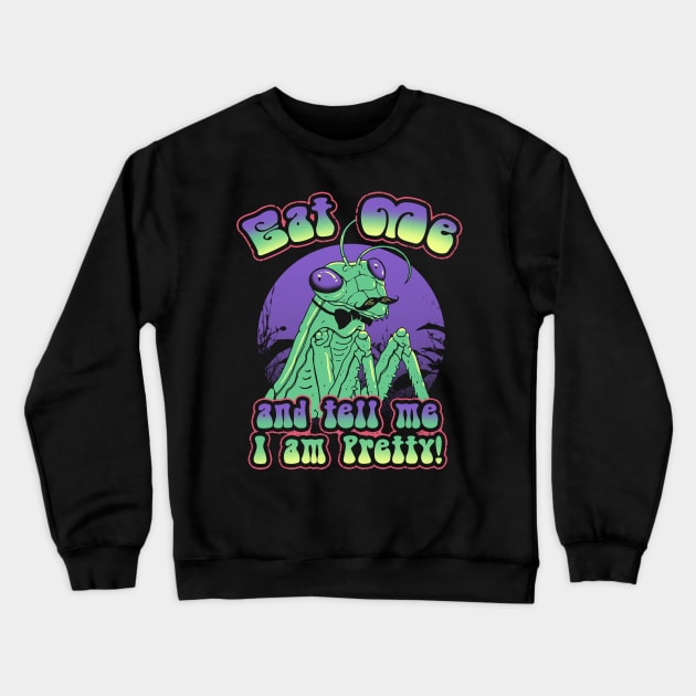 Pretty Mantis Crewneck Sweatshirt by Vincent Trinidad Art